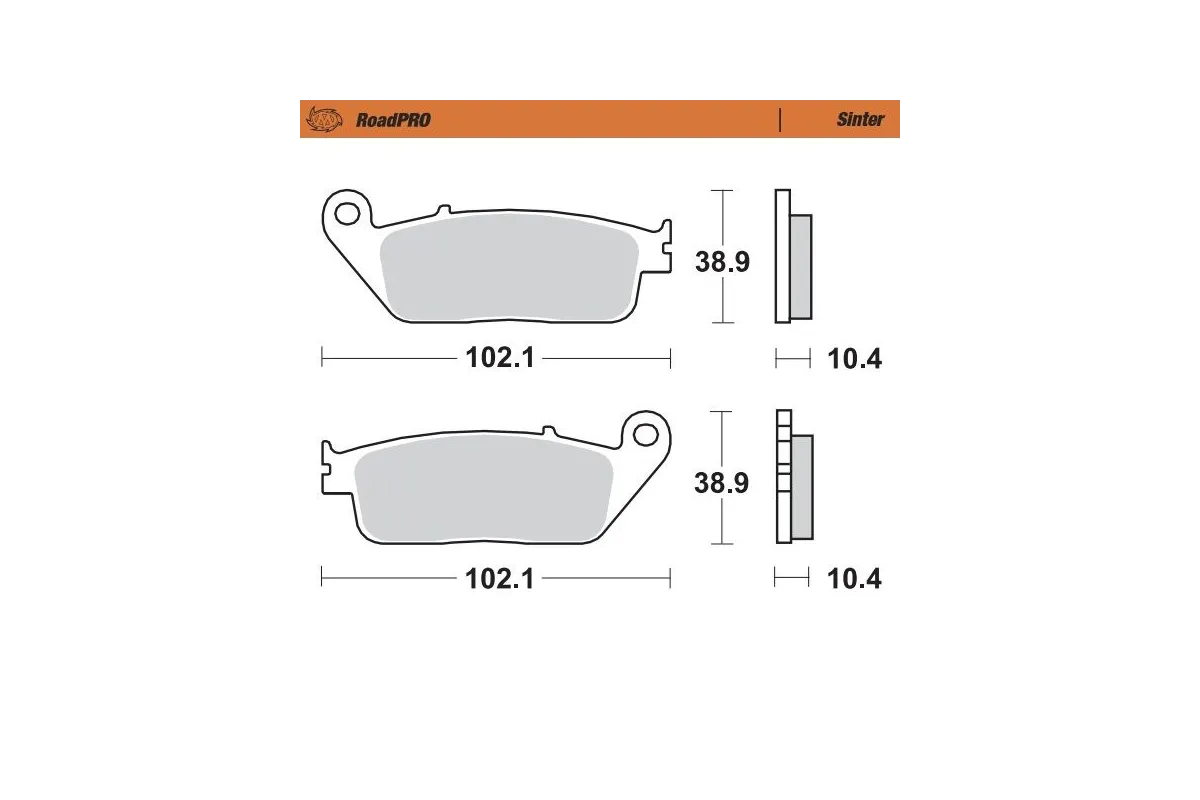 BRAKE PAD SINTER REAR