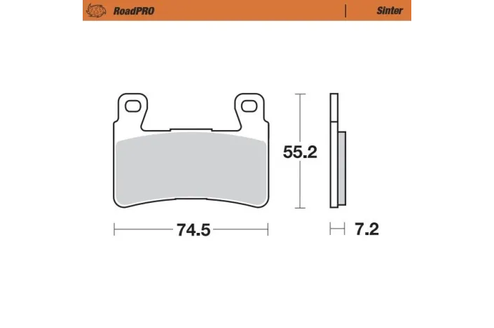 BRAKE PAD SINTER FRONT