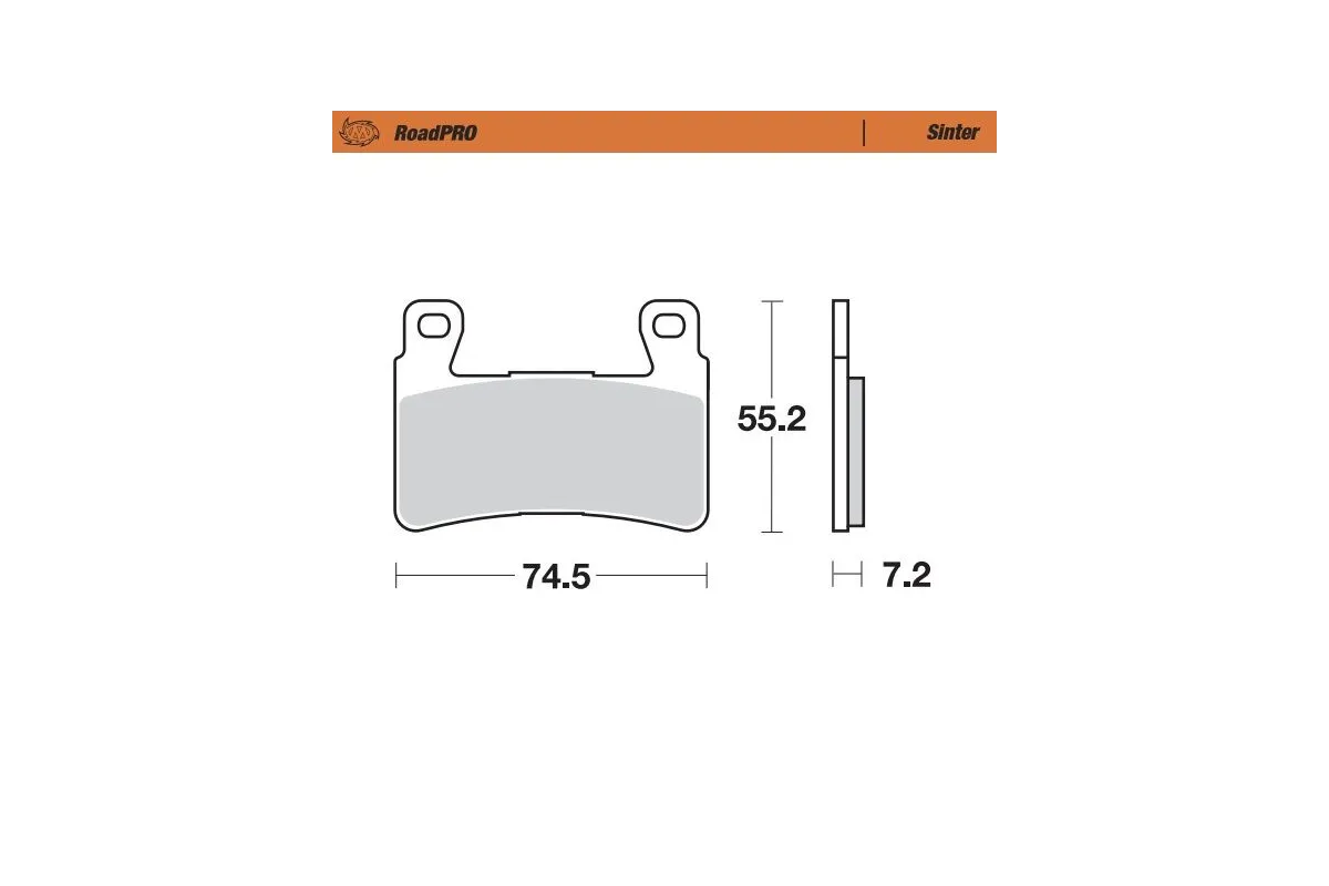 BRAKE PAD SINTER FRONT