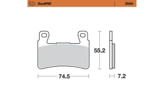 BRAKE PAD SINTER FRONT