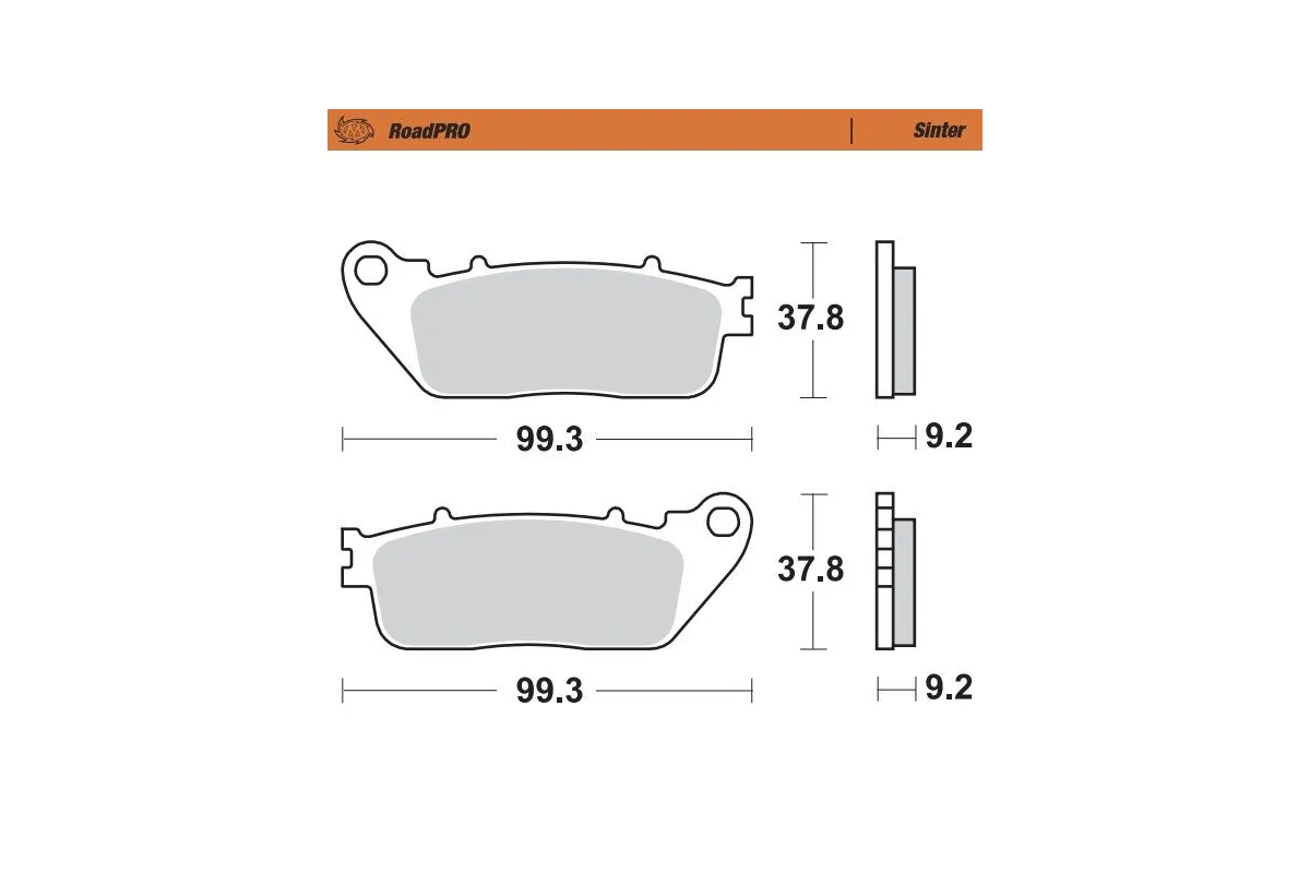 BRAKE PAD SINTER REAR