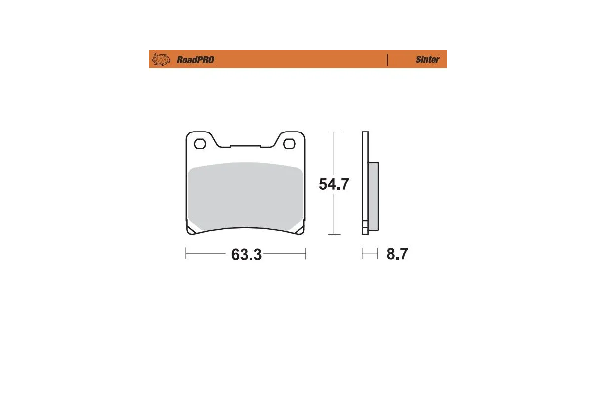 BRAKE PAD SINTER FRONT