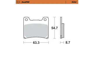 BRAKE PAD SINTER FRONT