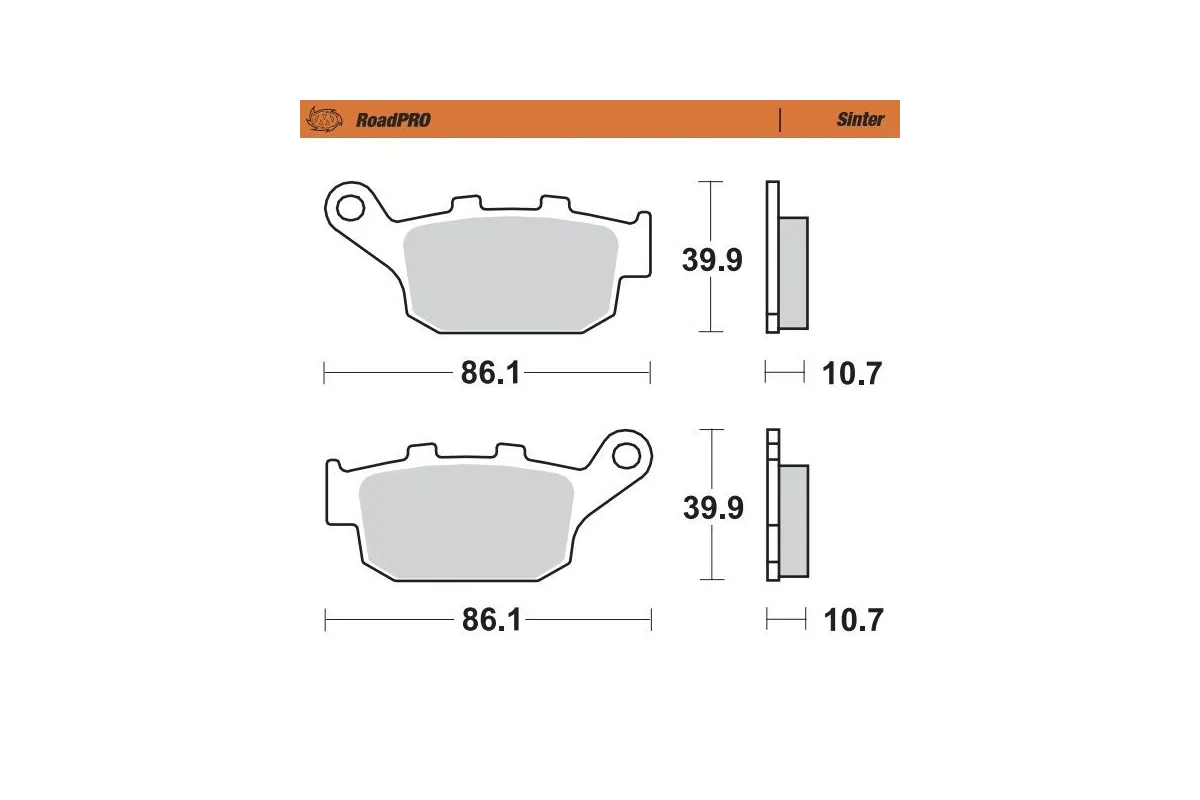 BRAKE PAD SINTER REAR