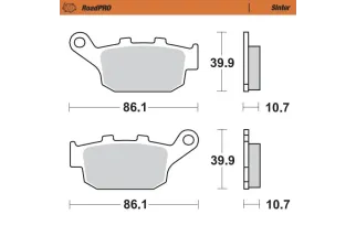 BRAKE PAD SINTER REAR