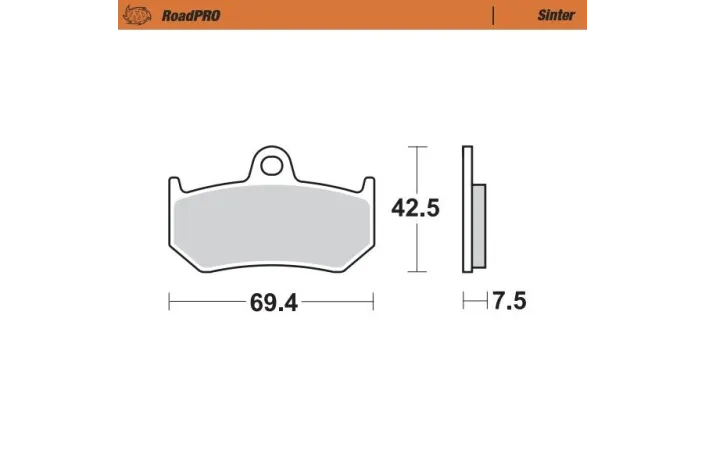 BRAKE PAD SINTER REAR