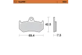 BRAKE PAD SINTER REAR