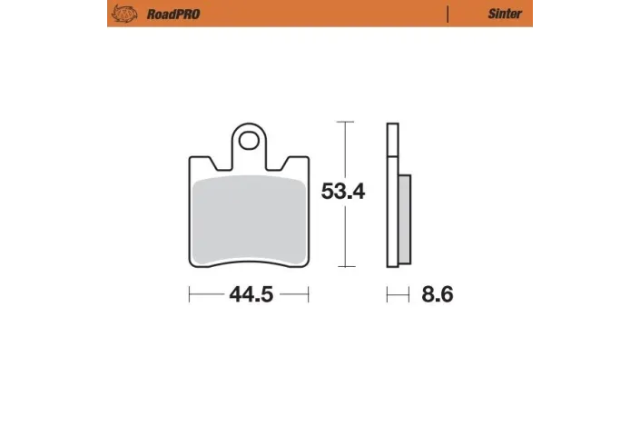 BRAKE PAD SINTER FRONT
