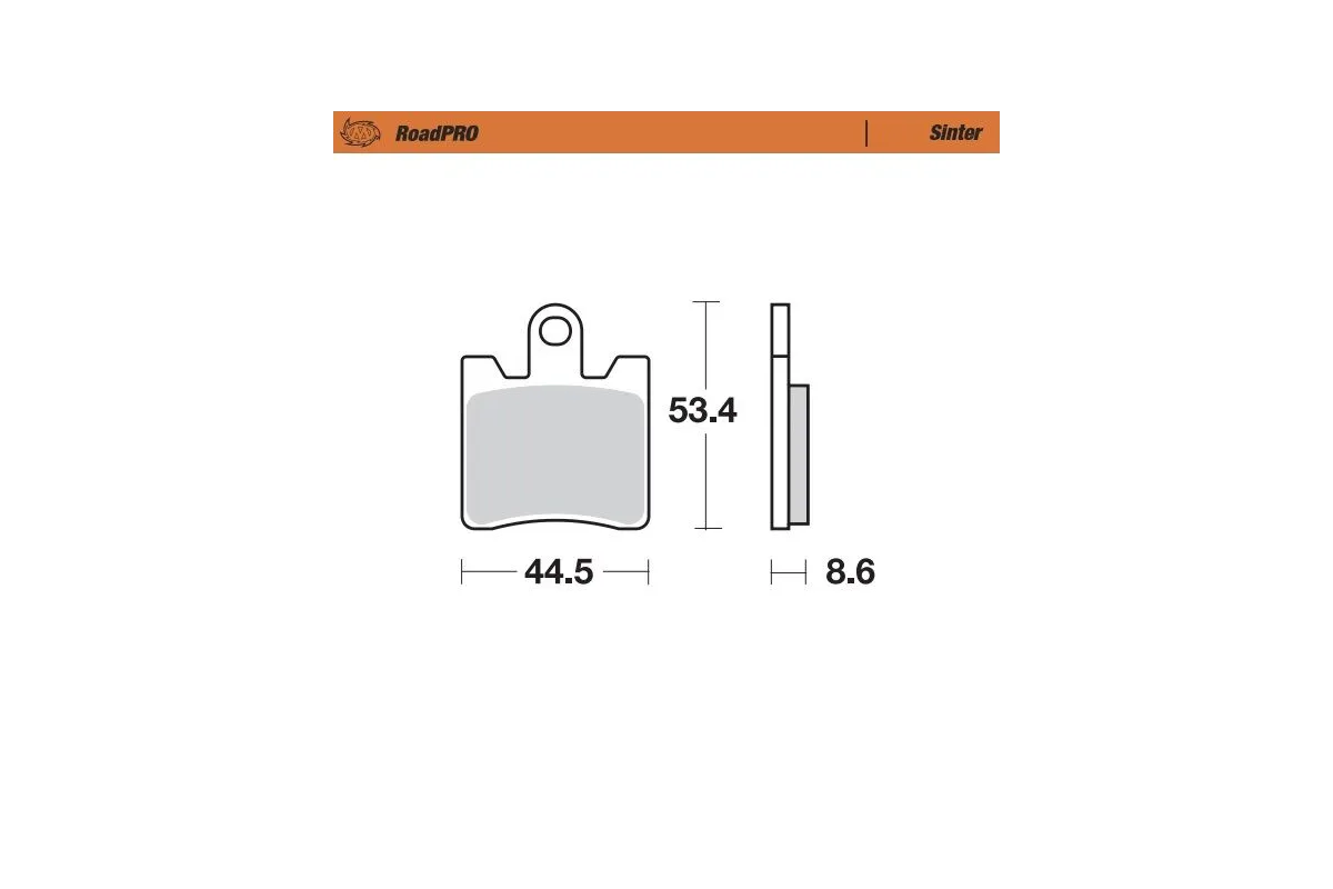 BRAKE PAD SINTER FRONT