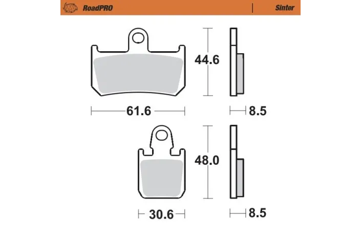BRAKE PAD SINTER FRONT