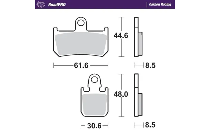 BRAKE PAD CARBON RACING