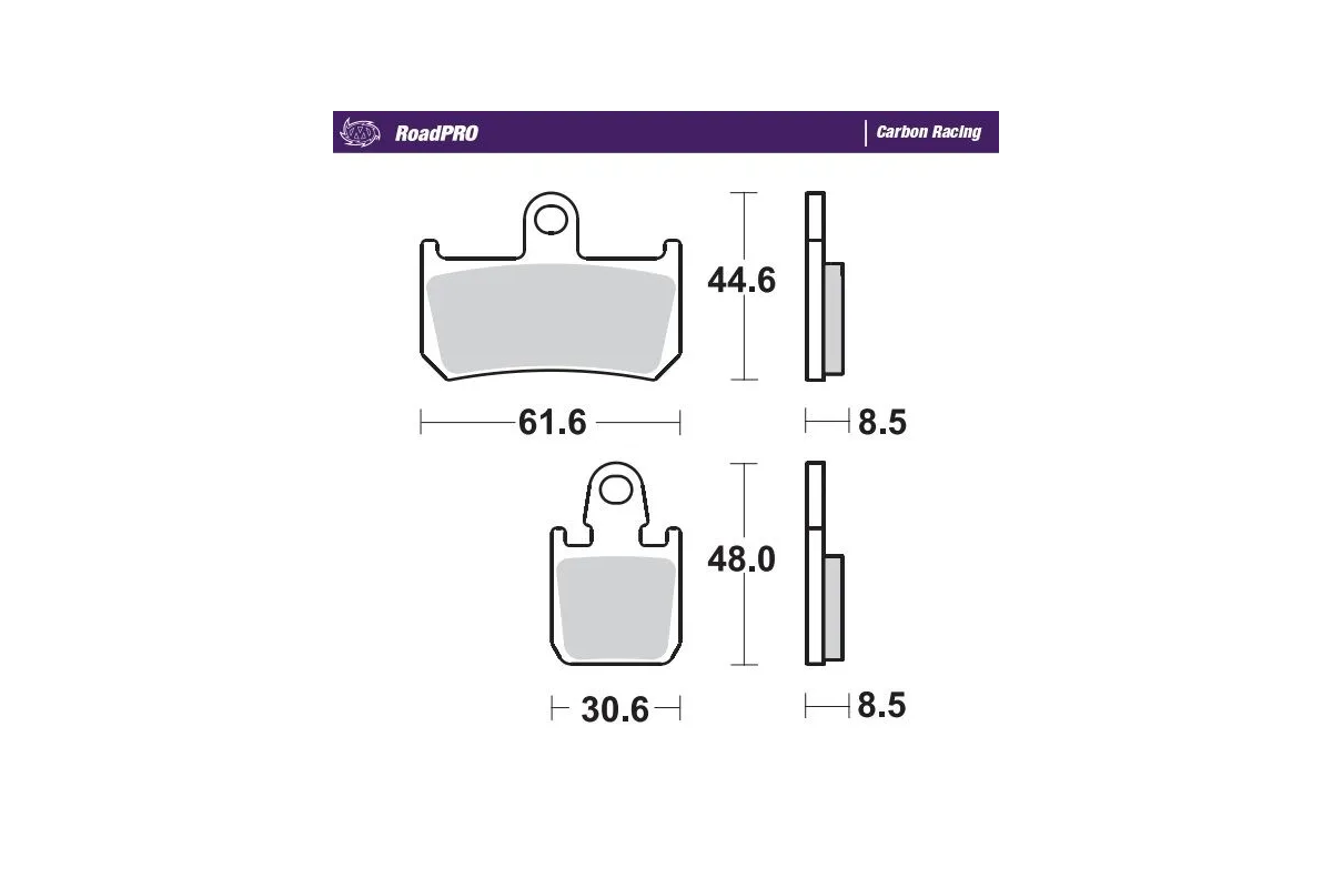 BRAKE PAD CARBON RACING
