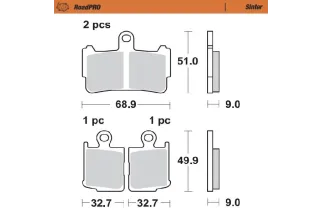 BRAKE PAD SINTER FRONT