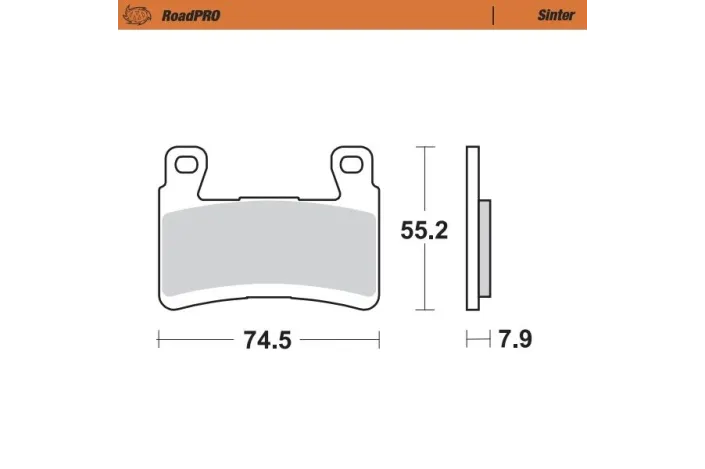 BRAKE PAD SINTER FRONT