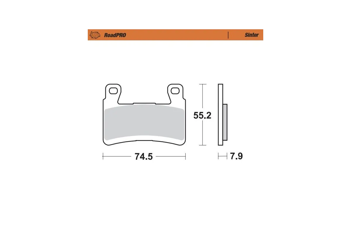 BRAKE PAD SINTER FRONT