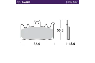 BRAKE PAD CARBON RACING