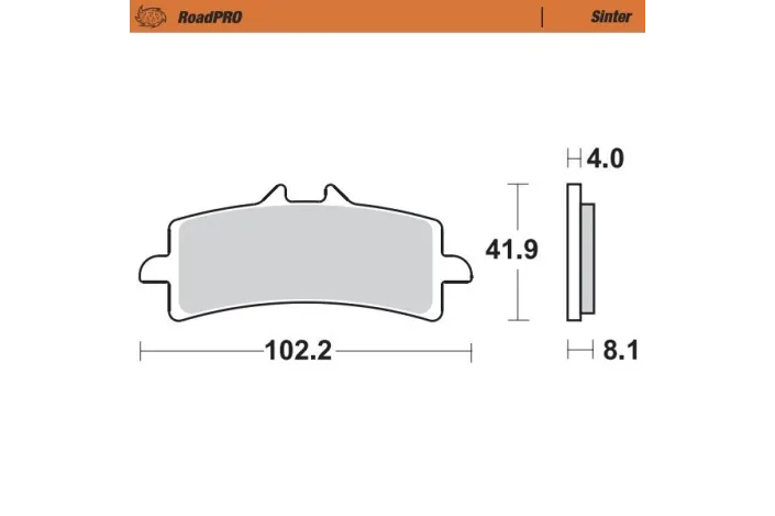 BRAKE PAD SINTER FRONT