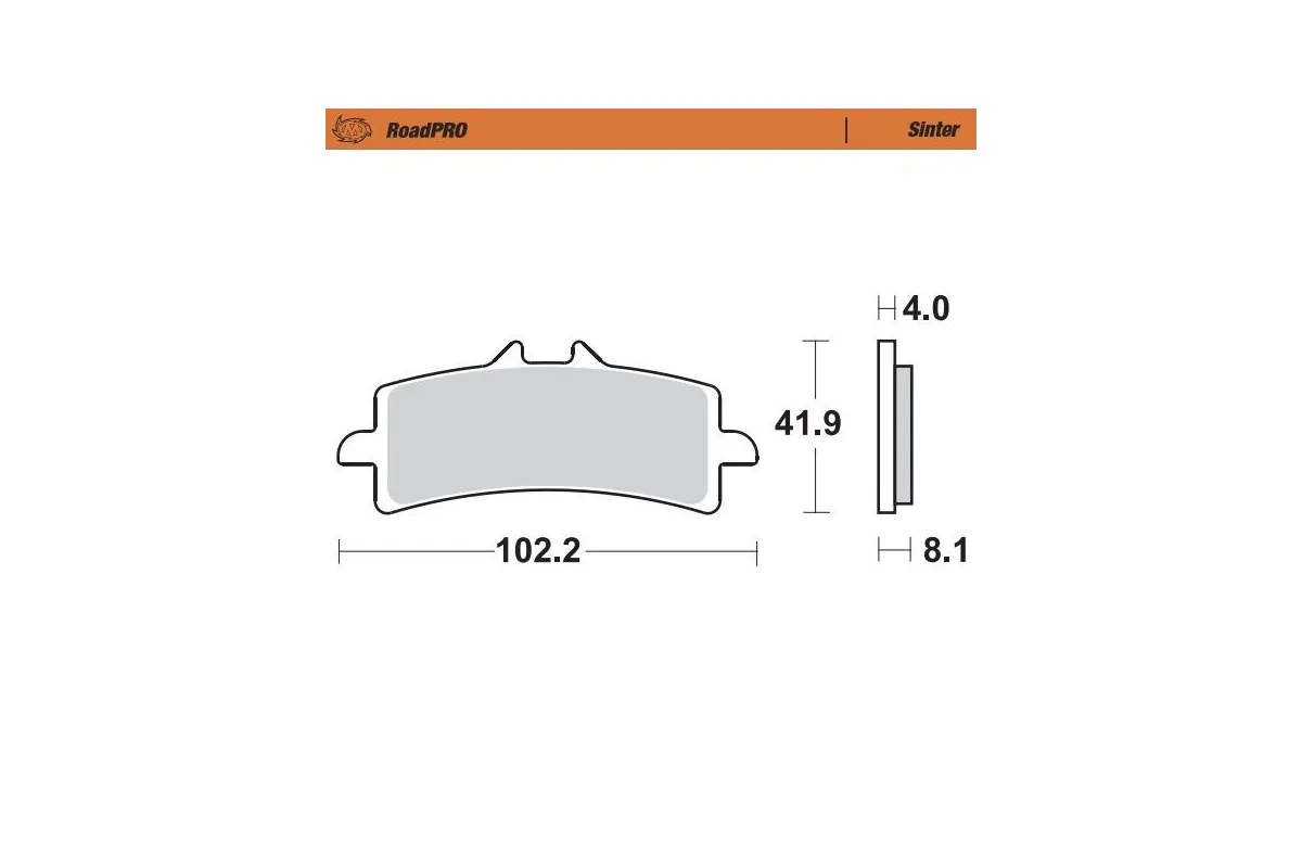 BRAKE PAD SINTER FRONT