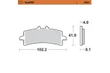 BRAKE PAD SINTER FRONT