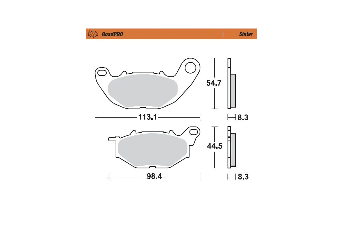 BRAKE PAD SINTER FRONT
