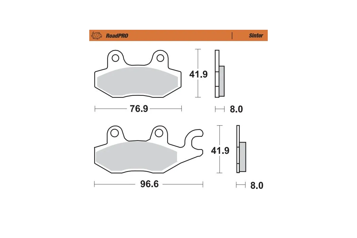 BRAKE PAD SINTER FRONT