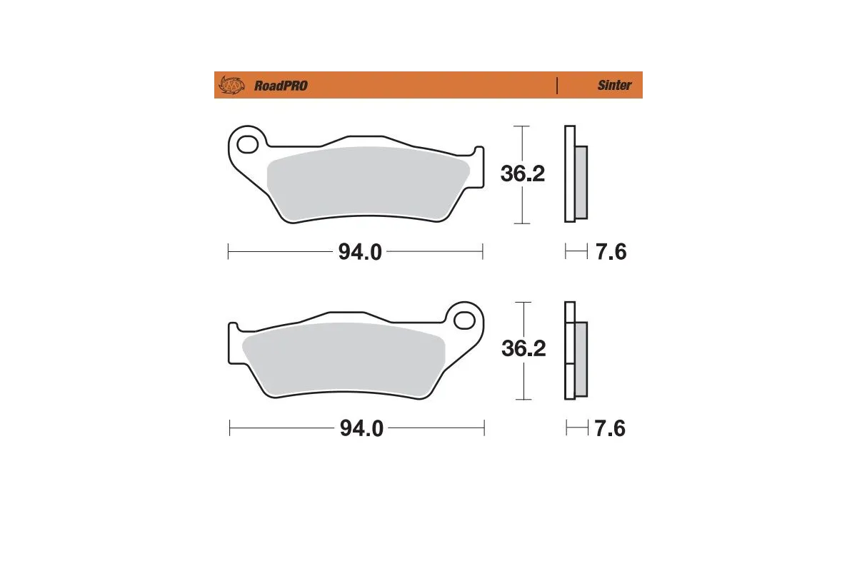 BRAKE PAD SINTER REAR