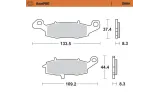 BRAKE PAD SINTER REAR
