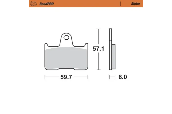 BRAKE PAD SINTER REAR
