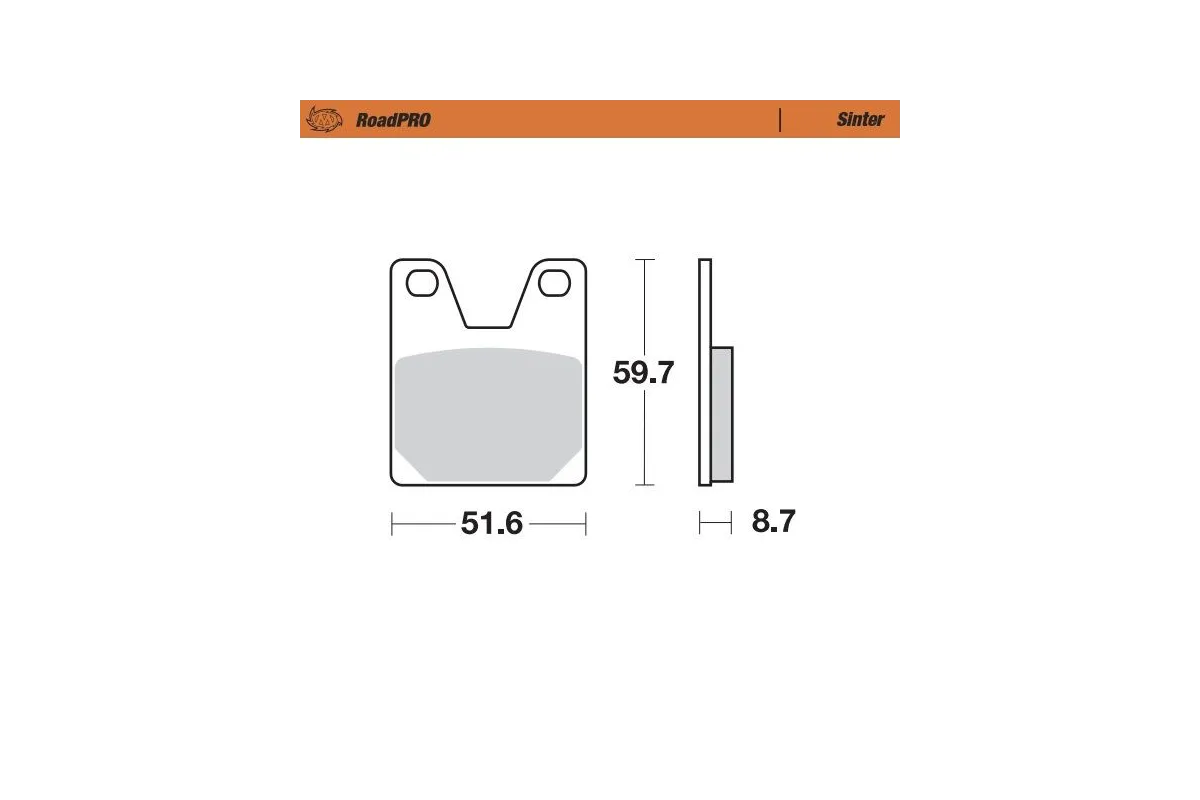 BRAKE PAD SINTER REAR