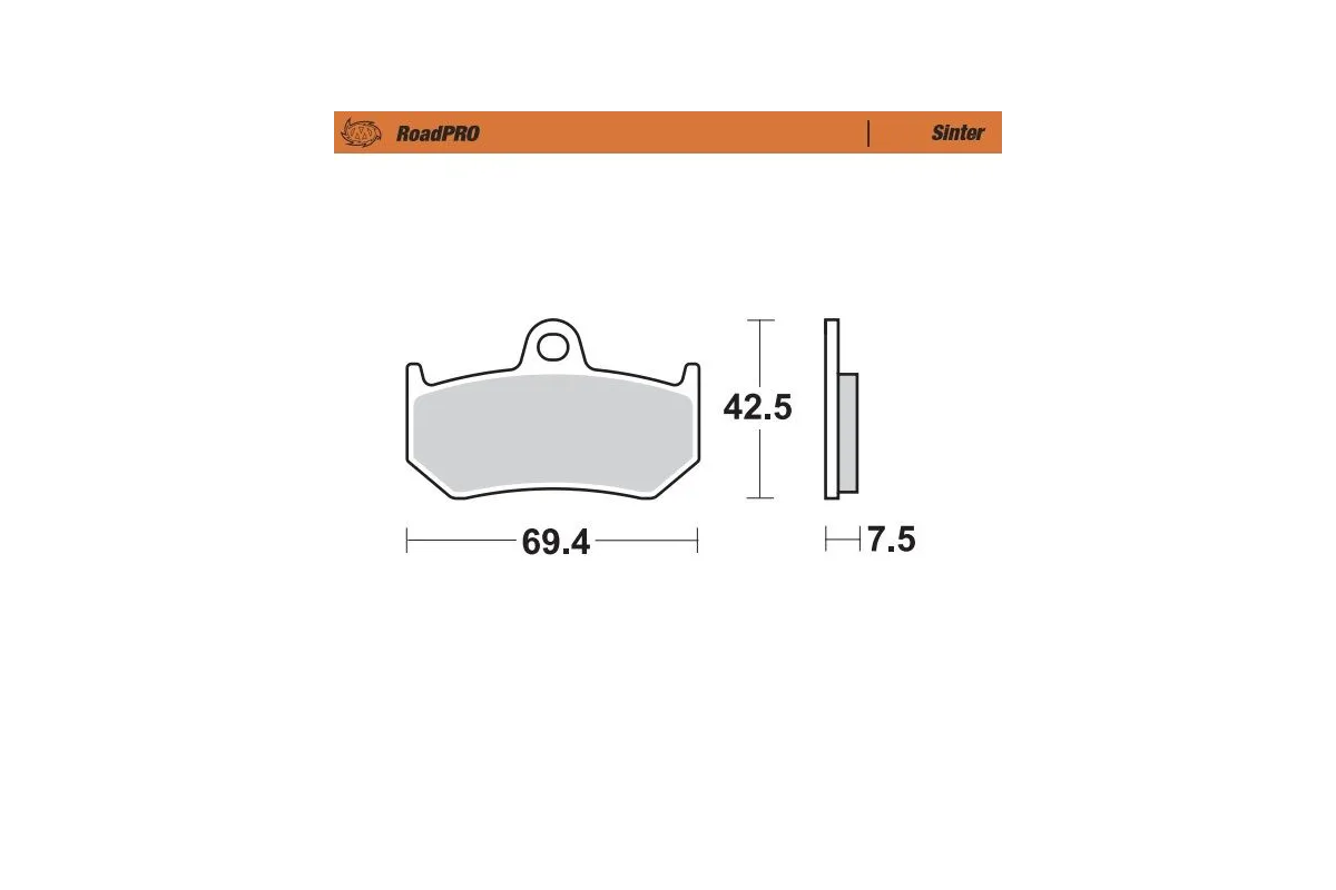 BRAKE PAD SINTER REAR