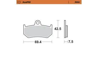 BRAKE PAD SINTER REAR