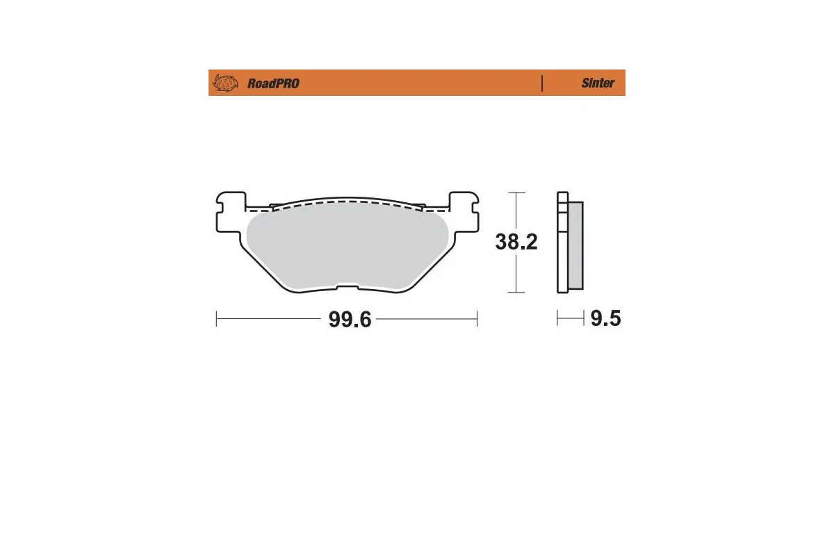 BRAKE PAD SINTER REAR