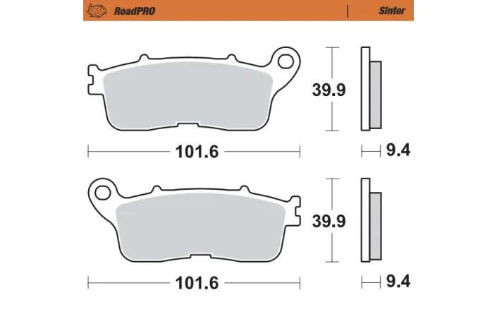 BRAKE PAD SINTER REAR