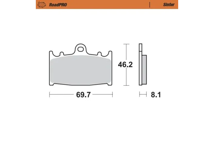 BRAKE PAD SINTER FRONT