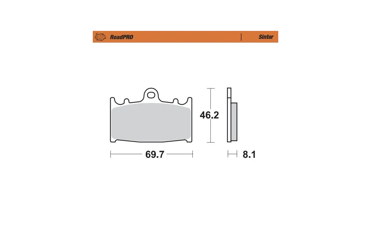 BRAKE PAD SINTER FRONT