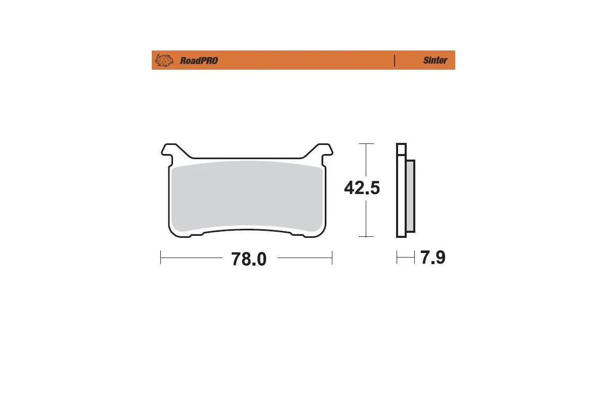 BRAKE PAD SINTER FRONT