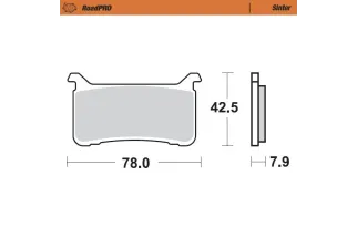 BRAKE PAD SINTER FRONT
