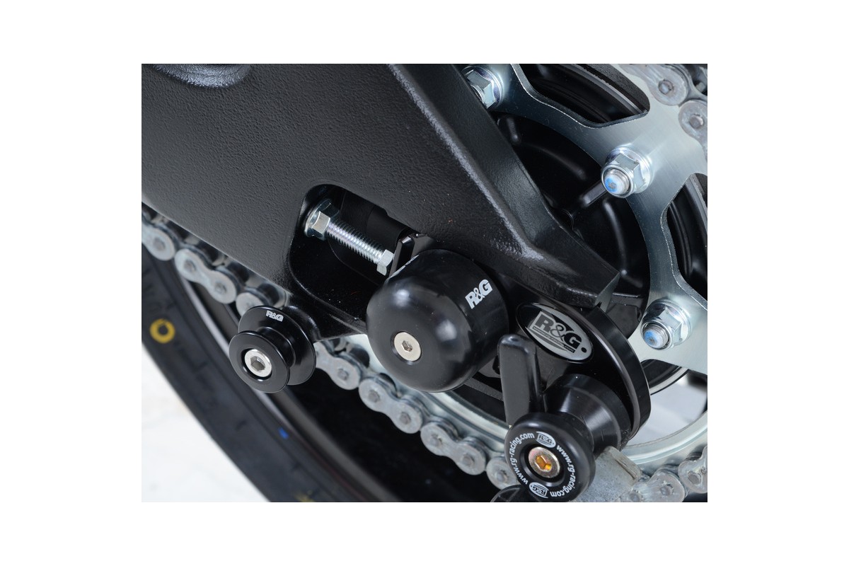 Protection de bras oscillant R&G RACING noir Suzuki GSX-S 1000 ABS/FA