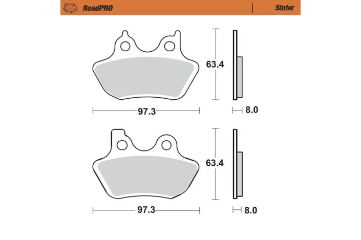 BRAKE PAD SINTER FRONT