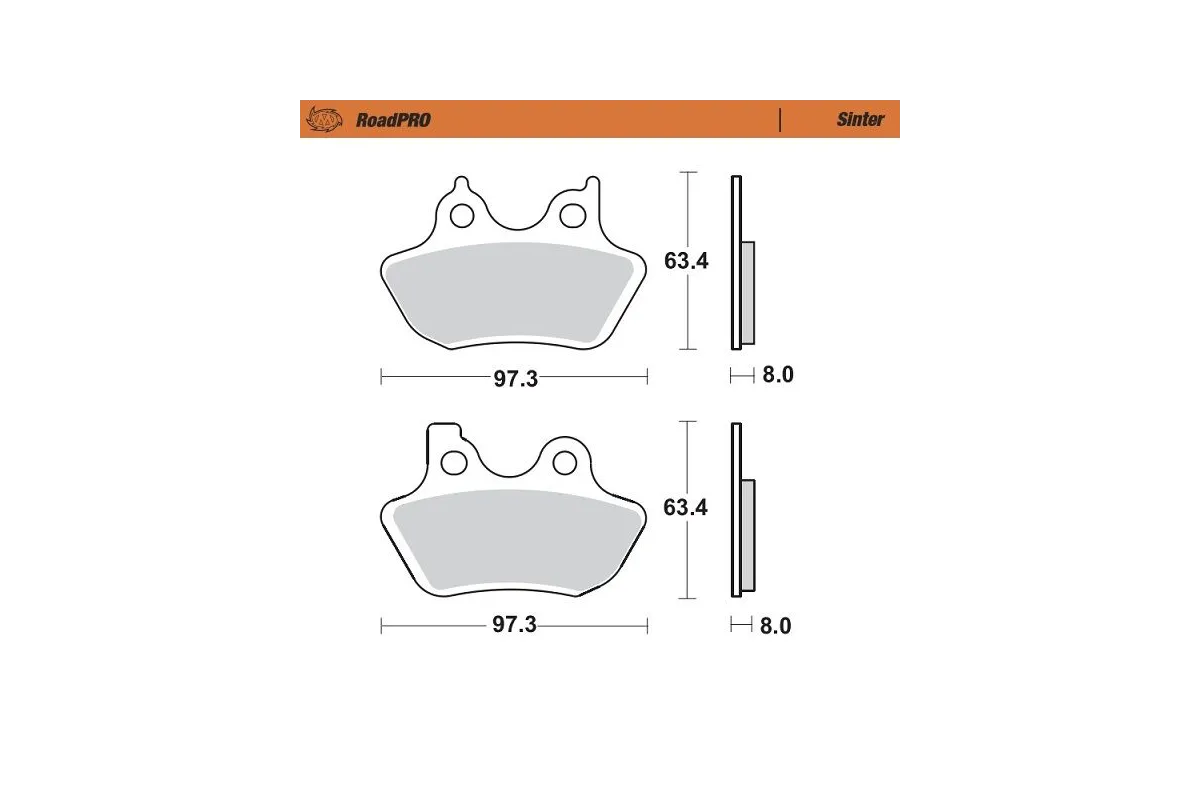 BRAKE PAD SINTER FRONT