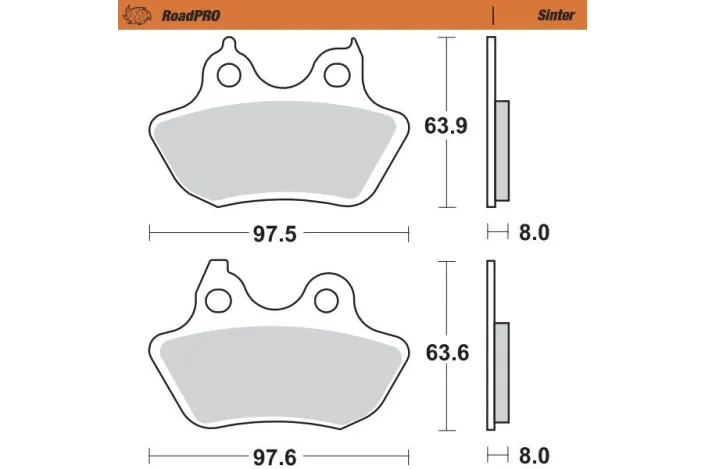 BRAKE PAD SINTER REAR