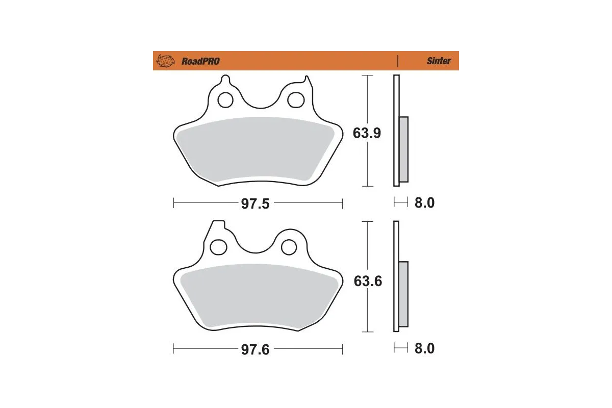 BRAKE PAD SINTER REAR