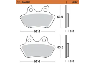BRAKE PAD SINTER REAR