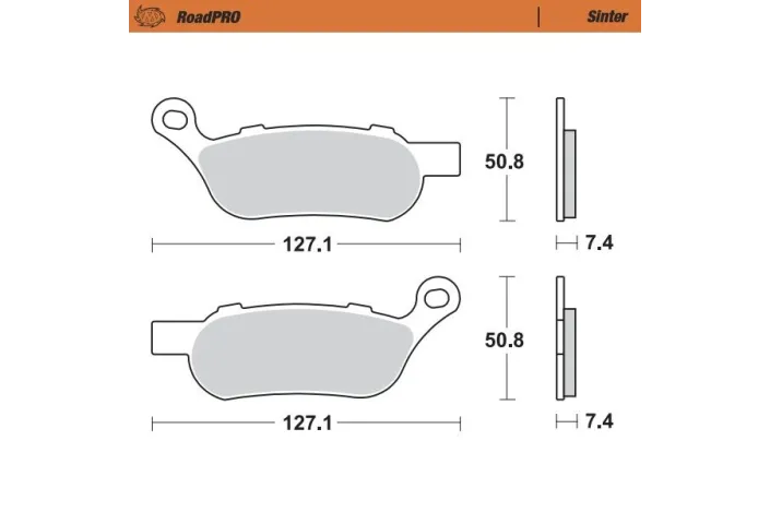 BRAKE PAD SINTER REAR