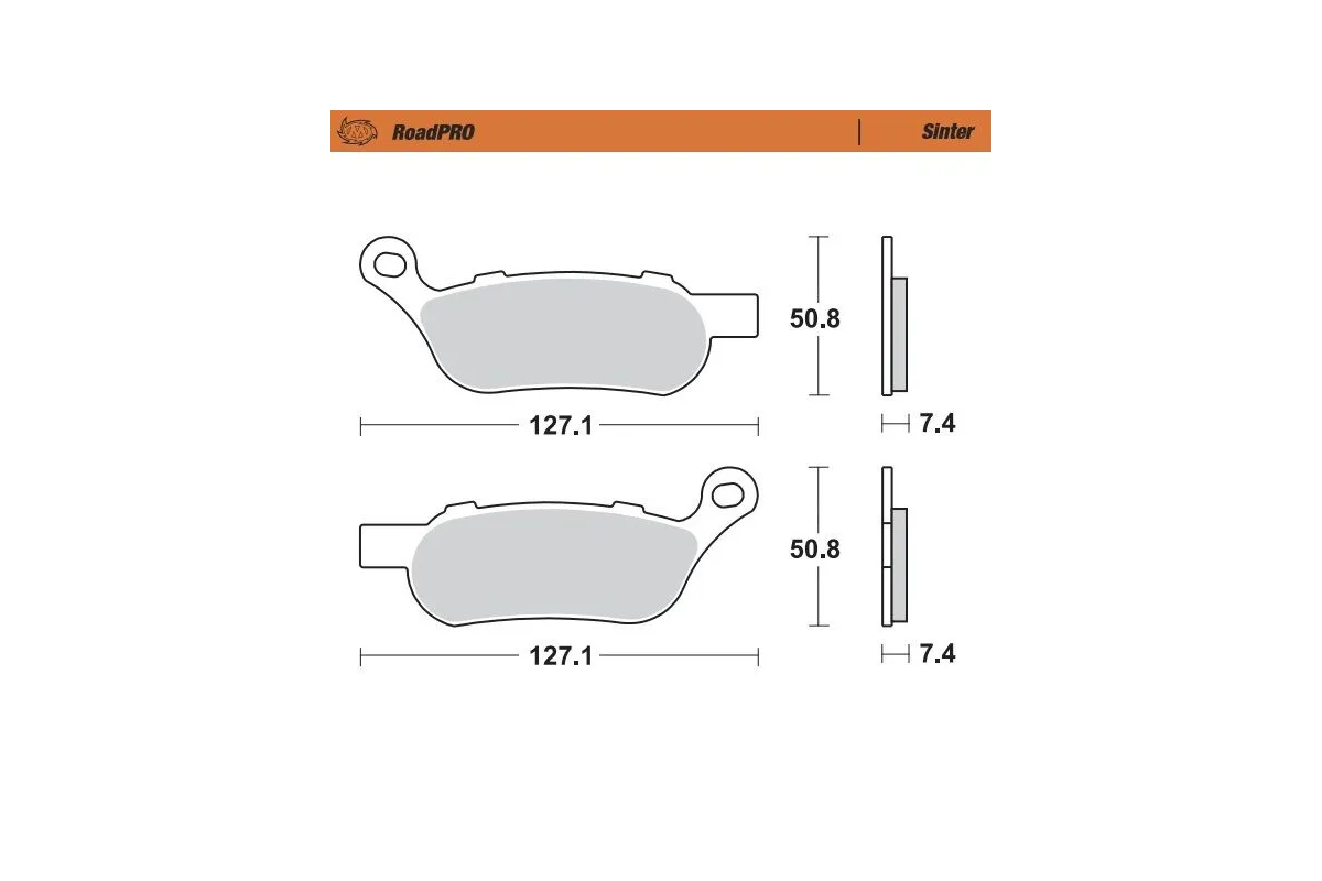 BRAKE PAD SINTER REAR