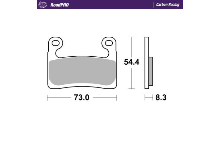 BRAKE PAD CARBON RACING