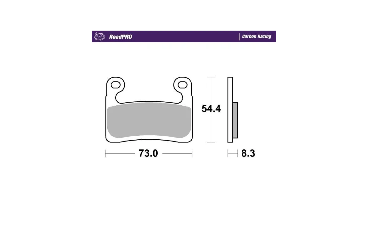 BRAKE PAD CARBON RACING