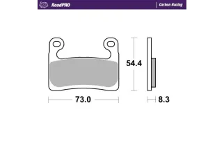 BRAKE PAD CARBON RACING