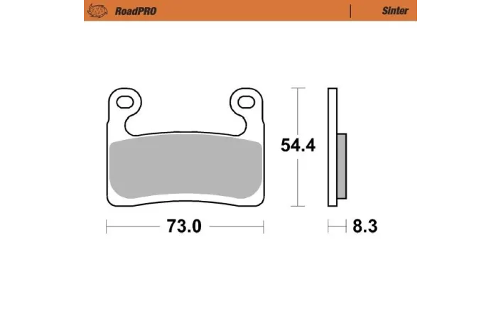 BRAKE PAD SINTER FRONT