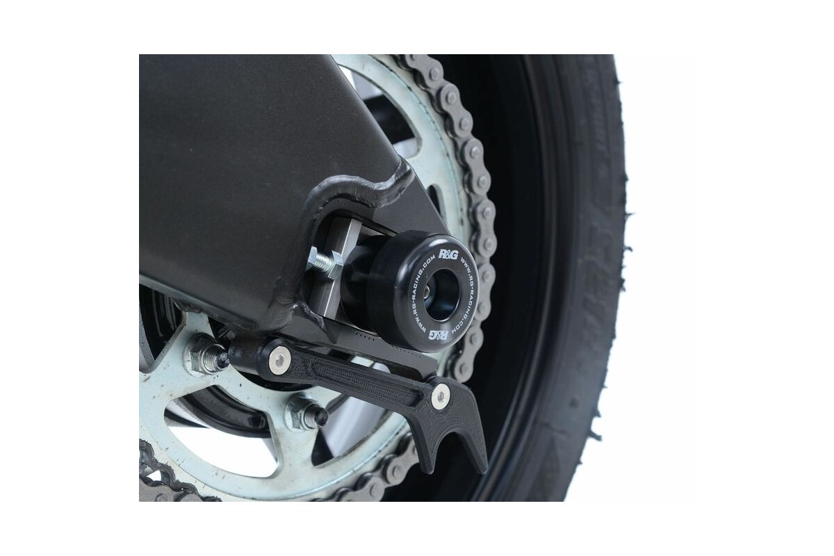 Protection de bras oscillant R&G RACING noir Yamaha YZF-R6/R1M